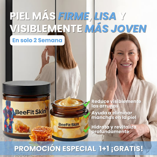 BeeFit Skin™ | LA CREMA QUE AYUDA A QUE TU PIEL LUZCA MÁS FIRME, SUAVE Y REJUVENECIDA DE FORMA NATURAL