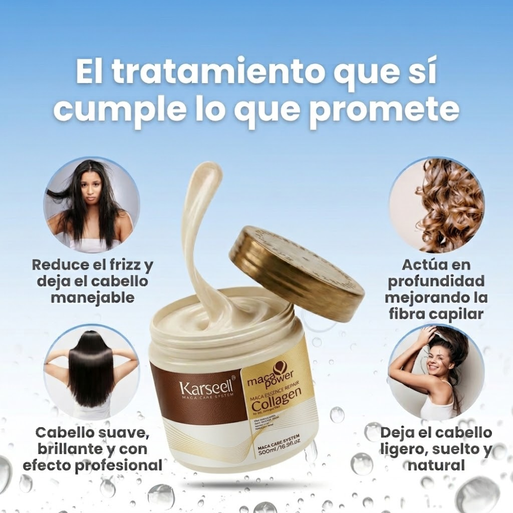 ZALKA COLLAGEN™ | Cabello más Suave, Brillante y Sin Frizz desde el primer uso