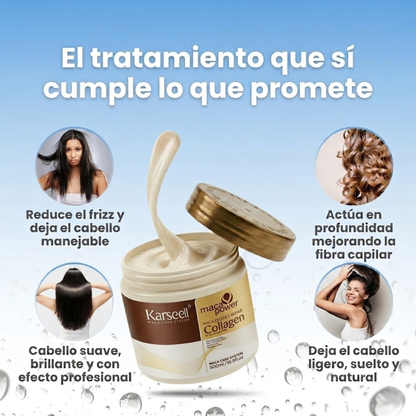 ZALKA COLLAGEN™ | Cabello más Suave, Brillante y Sin Frizz desde el primer uso