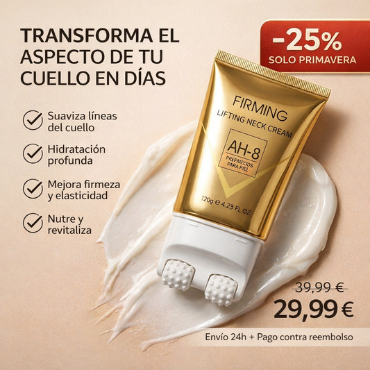 Neck Sculpt - Crema Reafirmante de Cuello con Masajeador 3D Anti-Edad