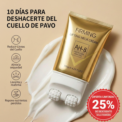 "Neck Sculpt - Crema Reafirmante de Cuello con Masajeador 3D Anti-Edad"