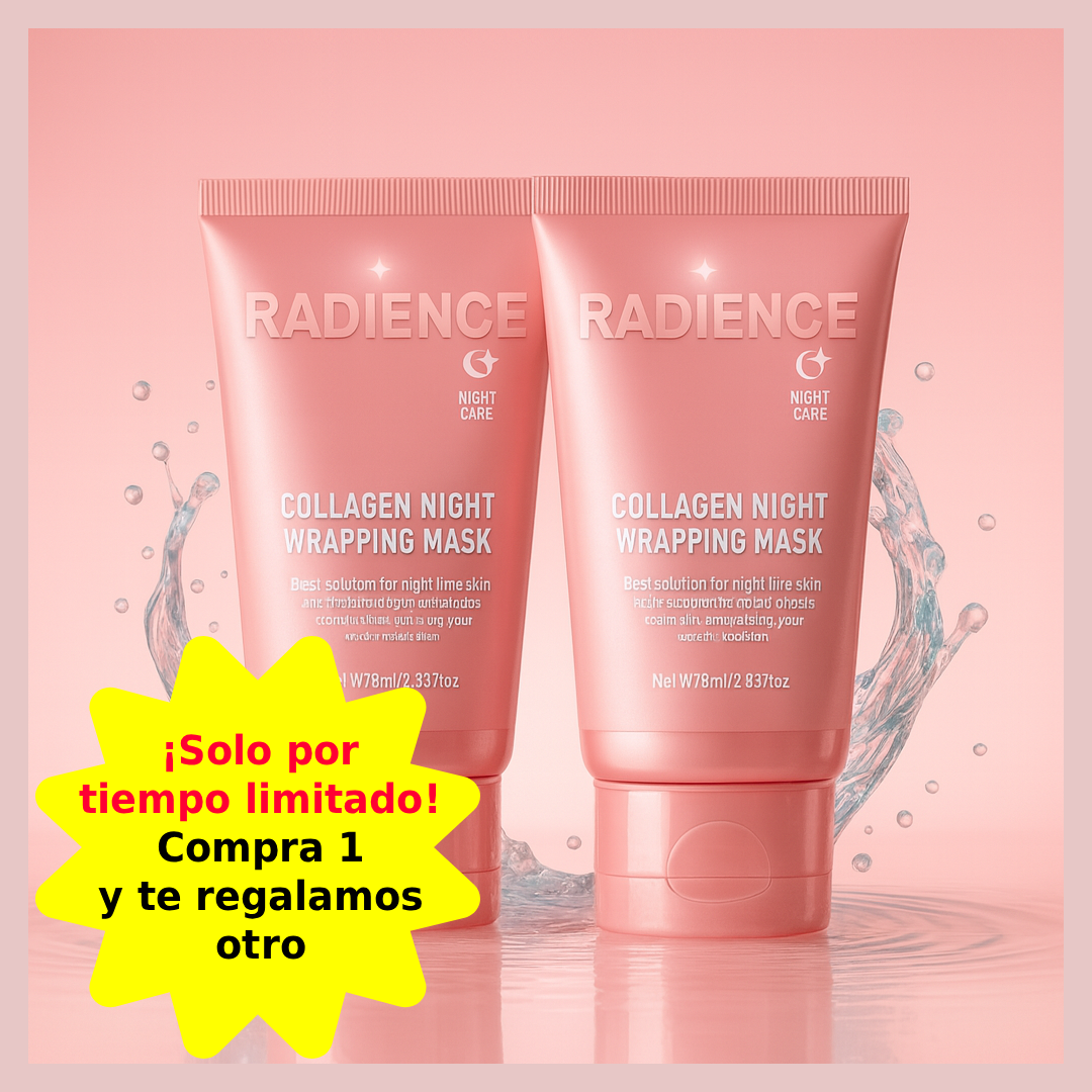 “Tu momento de Belleza, tu ritual”  Radience™ Mascarilla de Colágeno Luminoso.