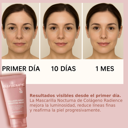 “Tu momento de Belleza, tu ritual”  Radience™ Mascarilla de Colágeno Luminoso.